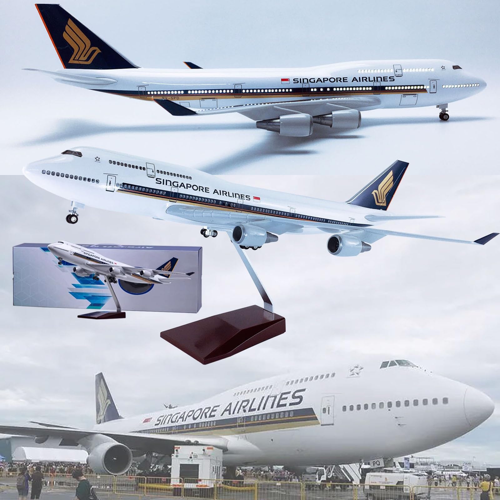 Amazon.co.jp: 18.5インチ 1:150スケール 模型飛行機 シンガポール